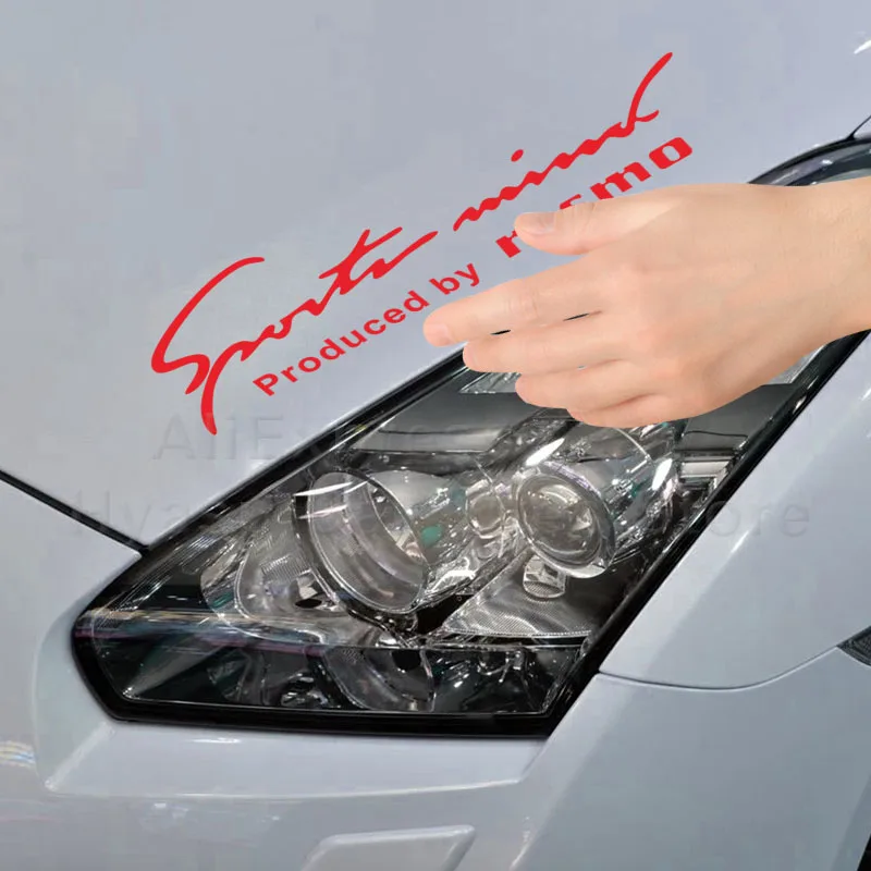 

2 шт., светоотражающие наклейки на автомобильные фары Nissan NISMO