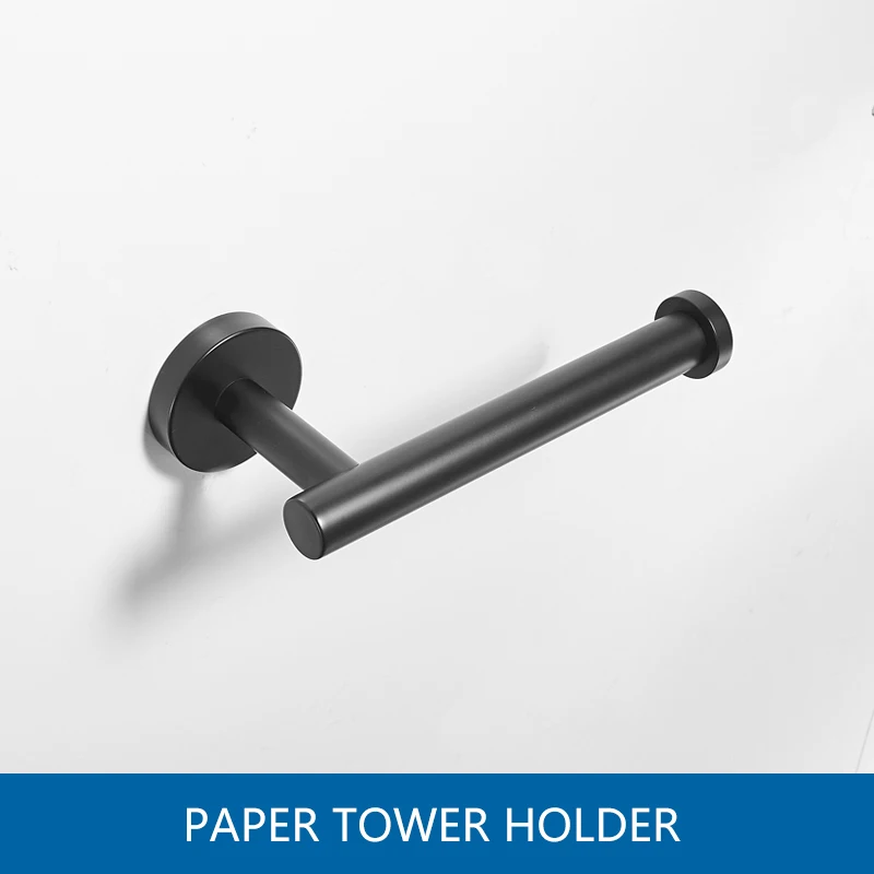 Paper Holder-2 Faplully матовый золотой набор аксессуаров для ванной комнаты Т-образный дизайнерский держатель для туалетной бумаги держатель для туалетной щетки настенное оборудование - Цвет: Paper Holder-2