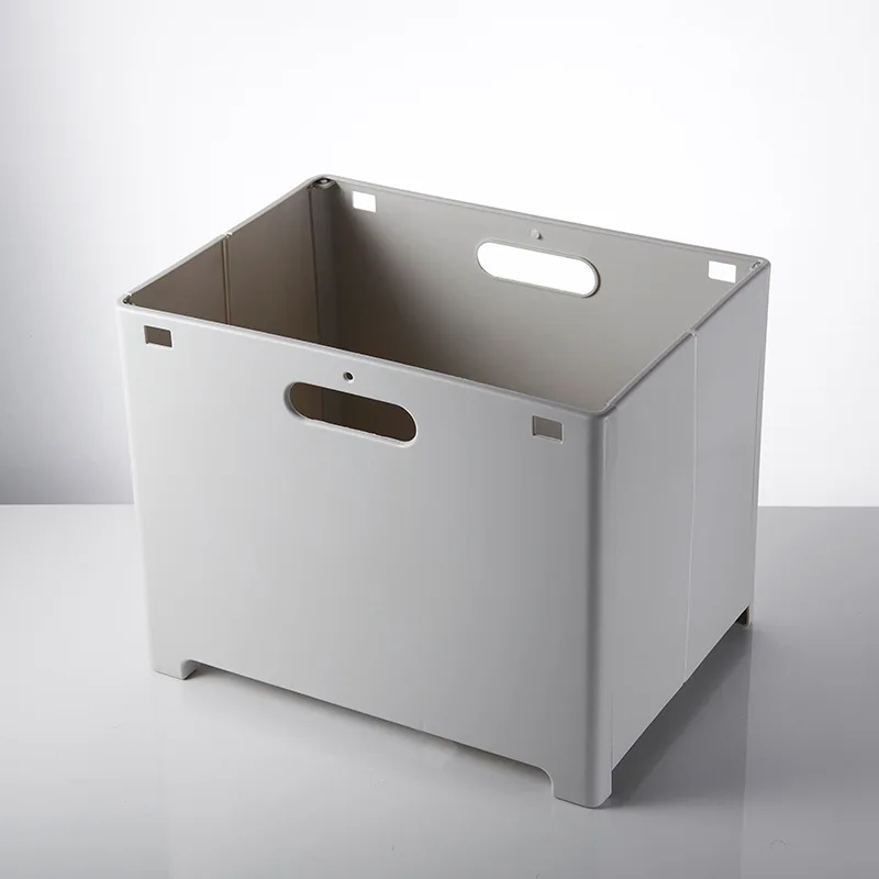 

Wall-Mounted Laundry Basket Bathroom Multi-Function Seamless Stickers Sundries Storage Basket Punch-Free Foldable Dirty Clothes