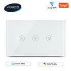 Смарт-переключатель для штор Yagusmart Tuya, США, Wi-Fi, сенсорный