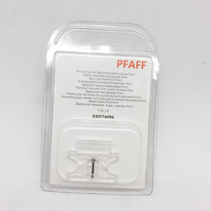9 мм пинтук ноги с декоративным стежком руководство для Pfaff 820776096 93 036944 91|pintuck|pintuck