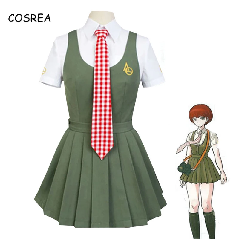 Костюм для косплея из аниме данганронпа (данганронпа) костюмы зеленой юбки и