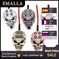 emalla 1pcs tattoo foot pedal switch stainless steel tattoo foot switch clip cord tattoo machine power supply tattoo supplies