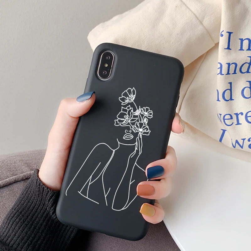 

Abstract Art Line For iPhone 11 Case Soft TPU Cover For iPhone 12 11 12mini Pro XS Max XR X 6 6S 7 8 Plus 5 SE 2020 Cases