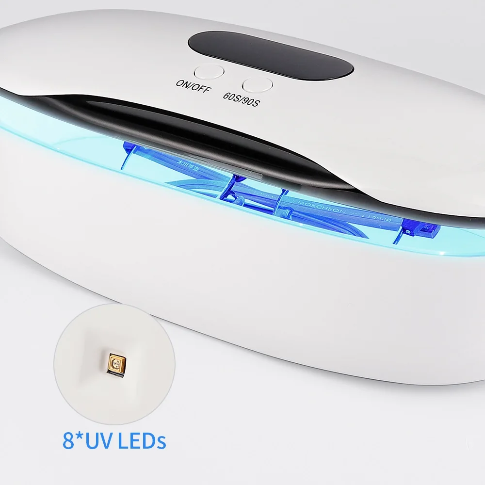

60s Electric UV Nail Sterilizer Box Multi-Founctional Sterilising Disinfection Sterilizer For Nail Tools Beauty Makeup Brushes