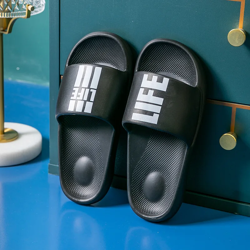 

2021 New Eva Slides Bath Slippers Men Outdoor Summer Slippers Shoes Women Indoor Home Slipeprs Non Slip Shoes For Couple Lover