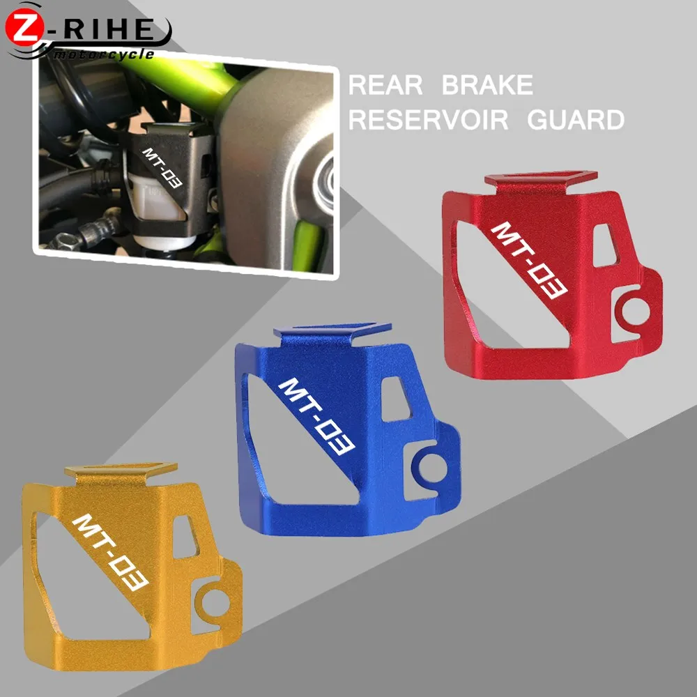 

MT03 Motorcycle Accessories Rear Brake Reservoir Guard For YAMAHA MT 03 MT25 MT-25 2015-2021 MT-03 2016 2017 2018 2019 2020 Cup