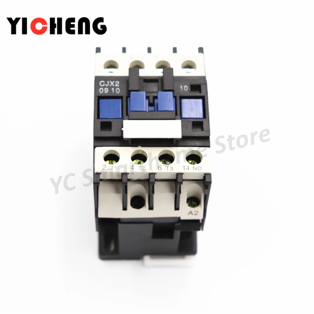 

AC contactor 9A 3P+1NO/1NC Rail installation lc1d CJX2- 0910 1 normally open contact / CJX2- 0901 1 normally closed contact