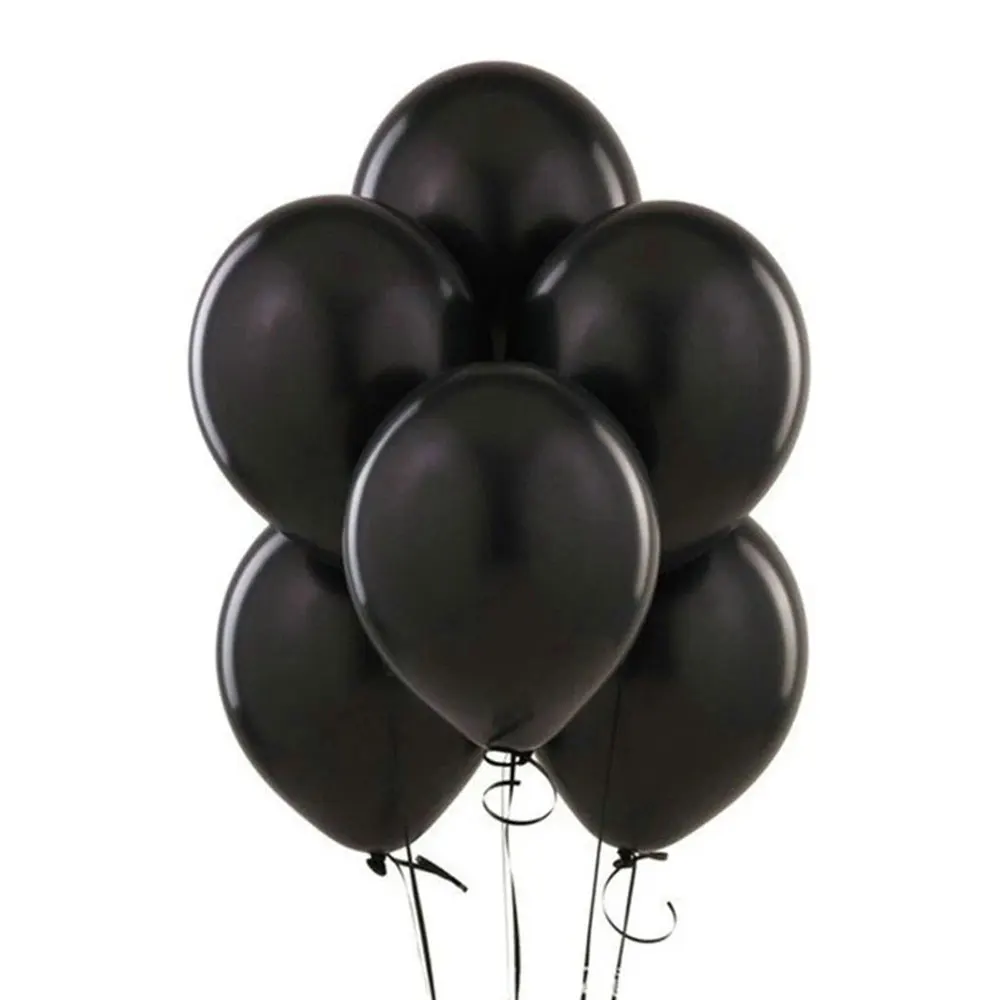 12 дюймовые круглые черные латексные воздушные шары украшение для свадьбы