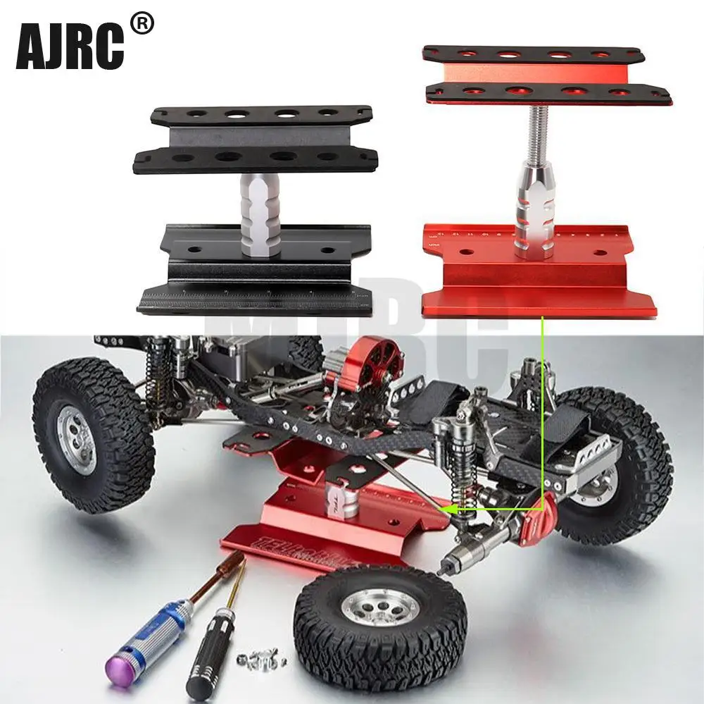 Metal Repair Station Work Stand Assembly Platform for 1/10 1/8 RC Car Traxxas TRX-4 Axial SCX10 90046 D90 RC Crawler Tamiya HSP enlarge