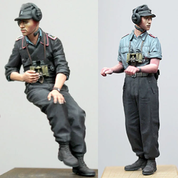 1/35 сборка каучуковая фигурка комплект танкеров|Наборы для сборки моделей| |