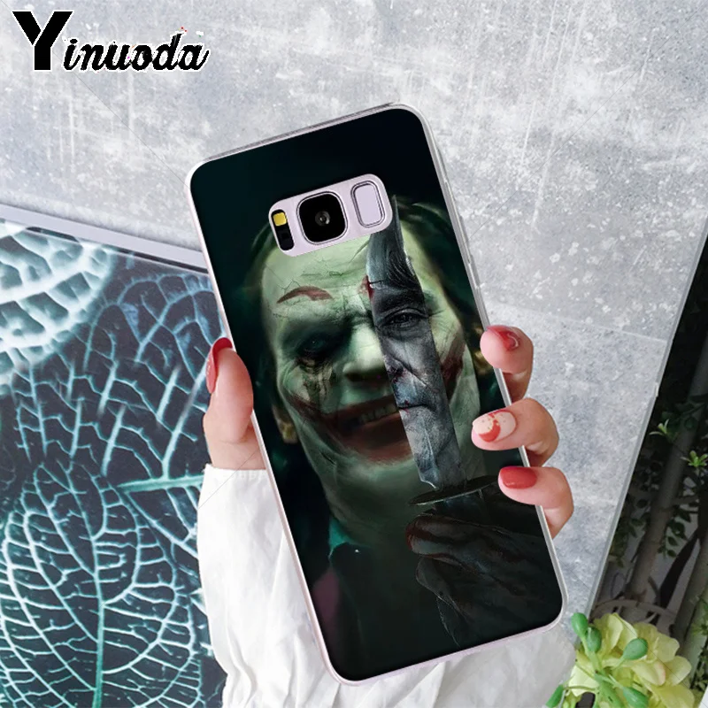 Yinuoda Джокер кино аксессуары для телефона чехол для samsung S9 S9 плюс S10 S6 S6edge S10plus S7 S7edge S8 S8plus
