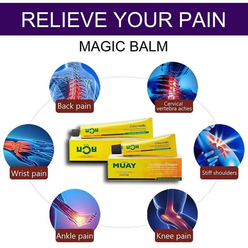 Массаж облегчение боли 100 г/шт. Таиланд активные Муай Тай мазь для облегчения