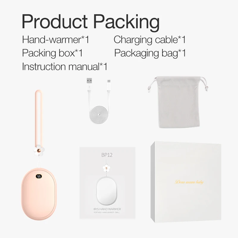 Cafele грелки для рук 10000 мАч Мобильный Внешний аккумулятор USB iPhone Samsung Xiaomi LED