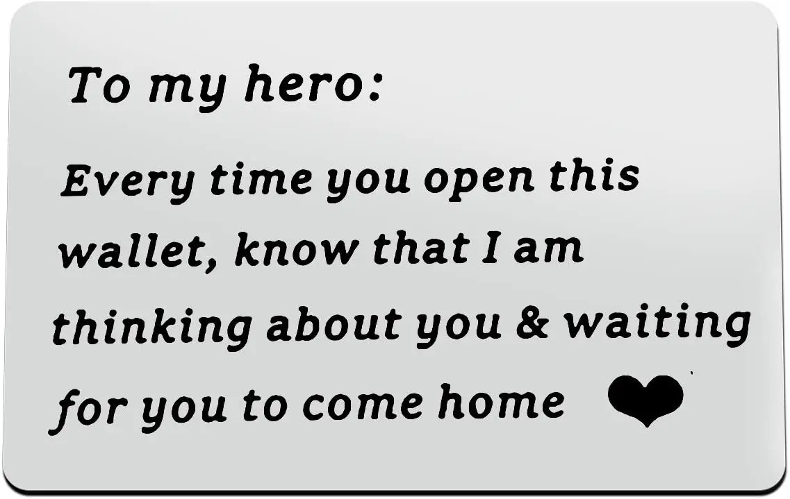 Подарок на день отца металлический кошелек вставка для карт мини-любовь него