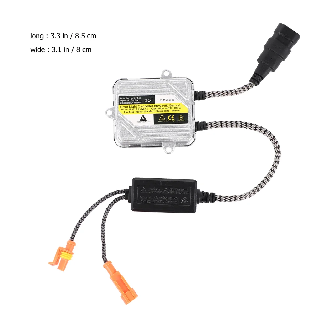 

1pc Quick DC Stabilizer 55W Stabilizer Ballast for Vehicle Motorcycle