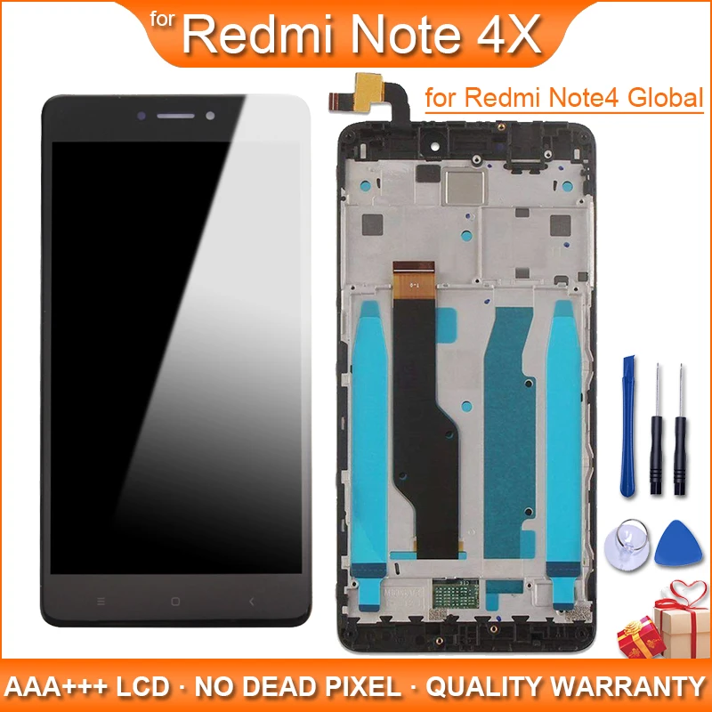 Качество AAA ЖК-экран для Xiaomi Redmi Note 4x ЖК-дисплей версия 4 глобальная Snapdragon 625