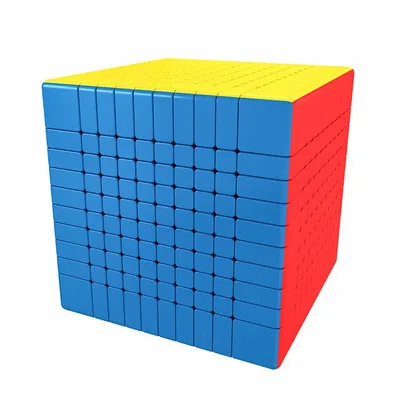 Moyu MoFang JiaoShi Meilong 10x10x10 магический куб MEILONG 10x10 скоростной куб cubing Class Moyu 10x10 Головоломка Magic cubo - Цвет: stickerless