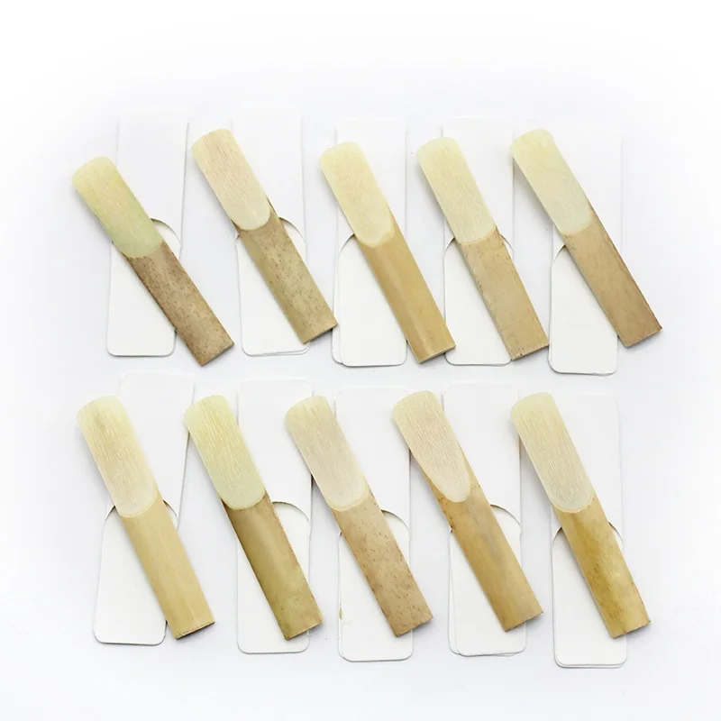 

B Flat Clarinet Reeds 10PC Reed NO2.5 Clarinet Accessories Bb Clarinet Reed Woodwind Reeds Bb Clarinet Mouthpiece Reed Head Reed