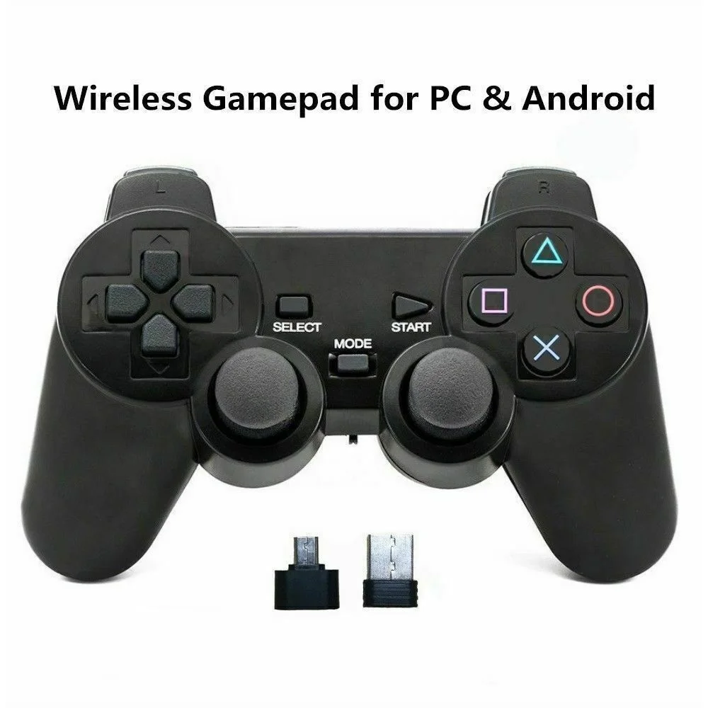

2.4GHz Wireless Controller Gamepad Joypad Joystick For PC Android TV Phones