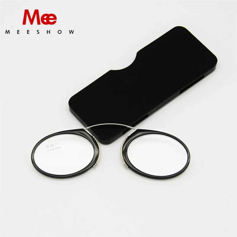 Новое поступление очки для чтения клипсы носа на + 1 0 до 3 5 портативный кошелек