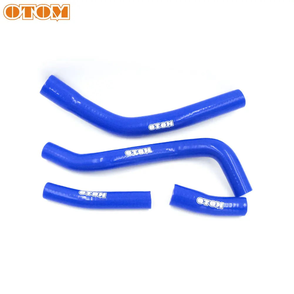 OTOM Motocross Radiator Hoses-RGM010 Blue Silica Gel Tube Rubber Pipe For YAMAHA YZ450F 14-17 Off-Road Motorcycle Dirt Bike Part |