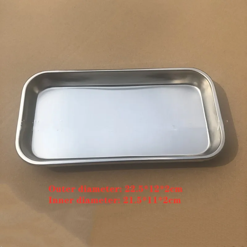 Пластина для хранения косметики из нержавеющей стали медицинский лоток