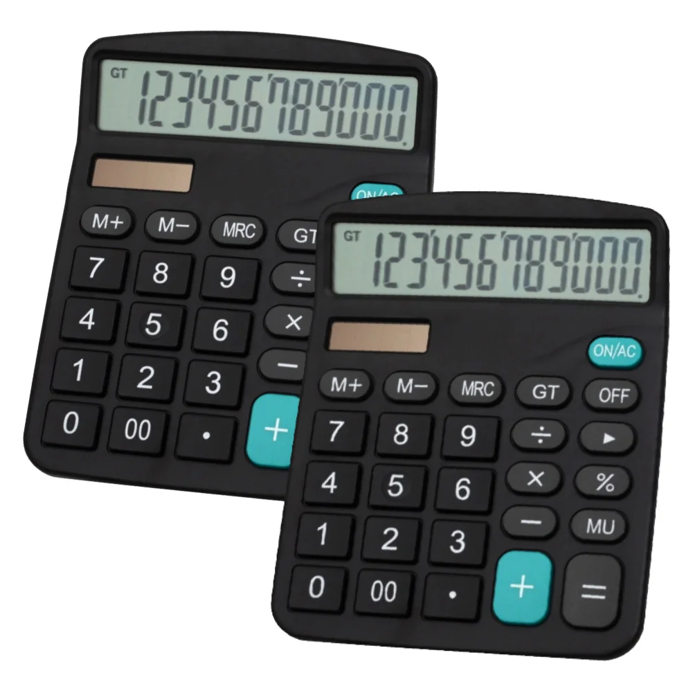 12 разрядный Дисплей научный калькулятор солнечный Батарея двойной Мощность