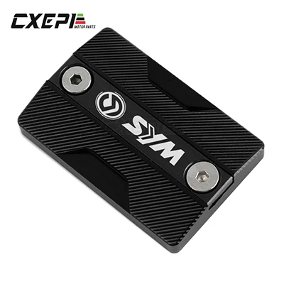 black Логотип GTS300i CNC алюминиевая передняя крышка резервуара для SYM GTS 300i GTS 300 аксессуары для мотоциклов - Цвет: black
