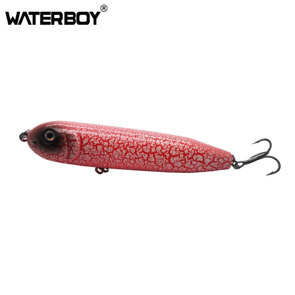 WATERBOY Topwater Pencil Lure 10cm 20g Bass Pike Wobbler Hard Floating Pencil Bait images - 6