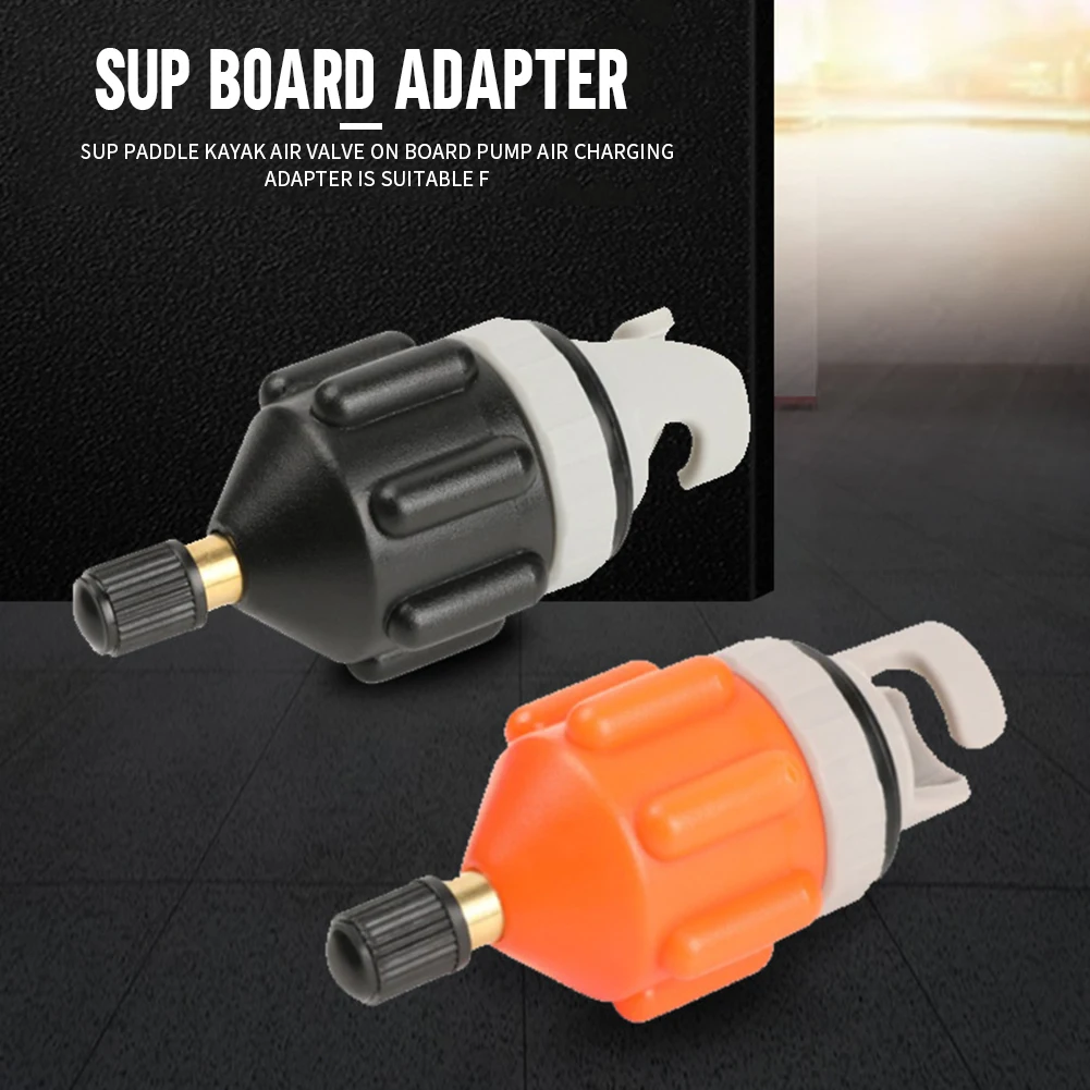 

2x Rowing Boat Air Valve Kayak Inflatable Pump Adapter for Surfing Paddle Board Air Valve Adaptor Tire Compressor Converter