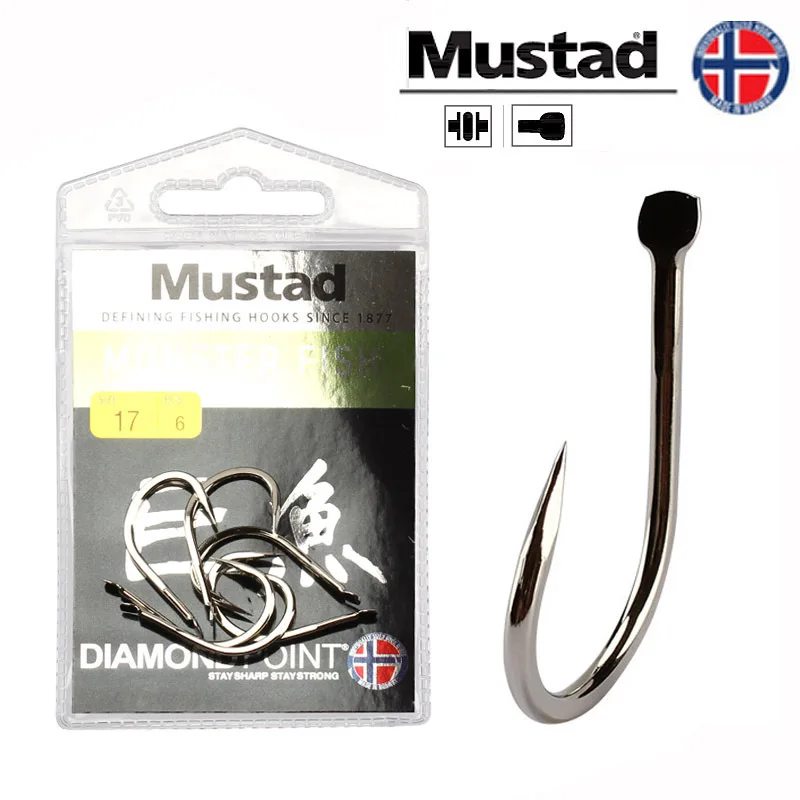 Mustad рыболовный крючок гигантский крокодил сельдь кальмар Черная яма большой Предмет есть колючий крючок норвежский крючок