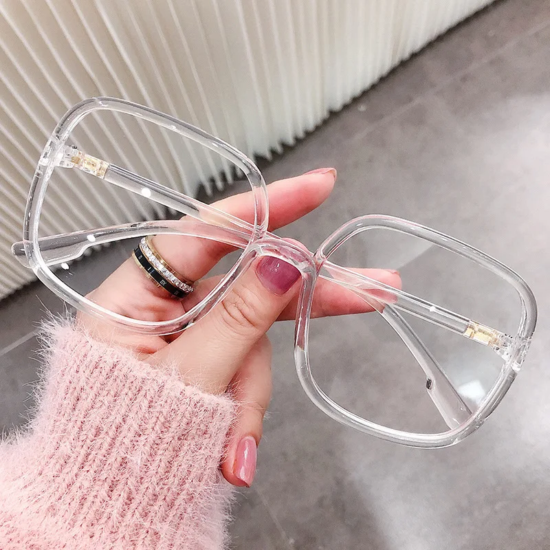 

CRIXALIS Women's Reading Glasses For Farsightedness 2021 Square Transparent Anti Blue Light Glasses Female Prescription Eyewear
