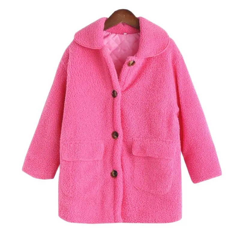 

Новинка 2020, стильная рубашка для девочек, модное шерстяное пальто в западном стиле, детское зимнее плотное пальто средней длины из бархата