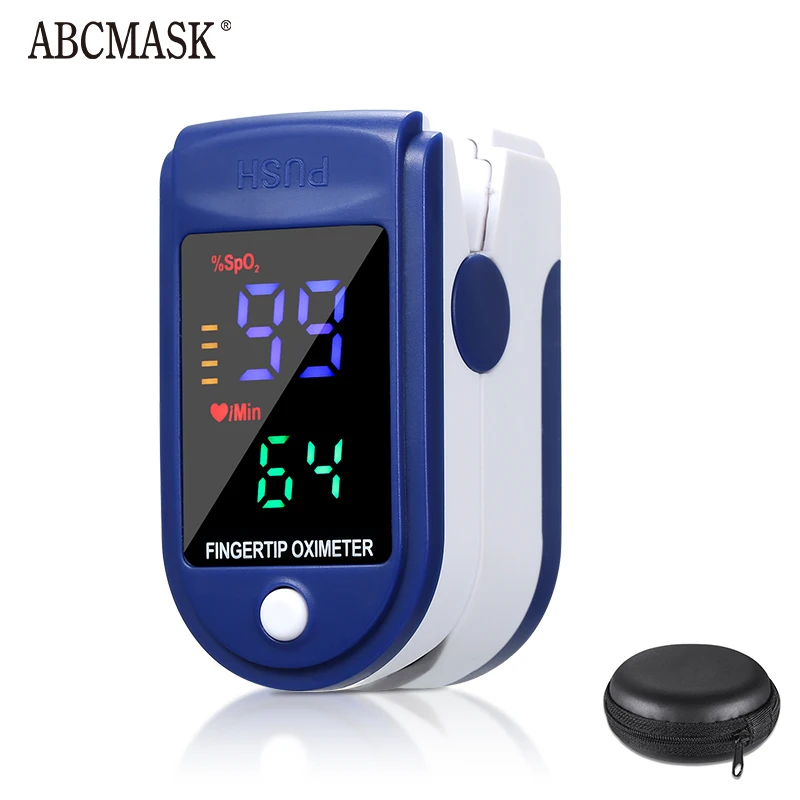 Medical Household Digital Fingertip pulse Oximeter Blood Oxygen Saturation Meter Finger SPO2 PR Monitor health Care