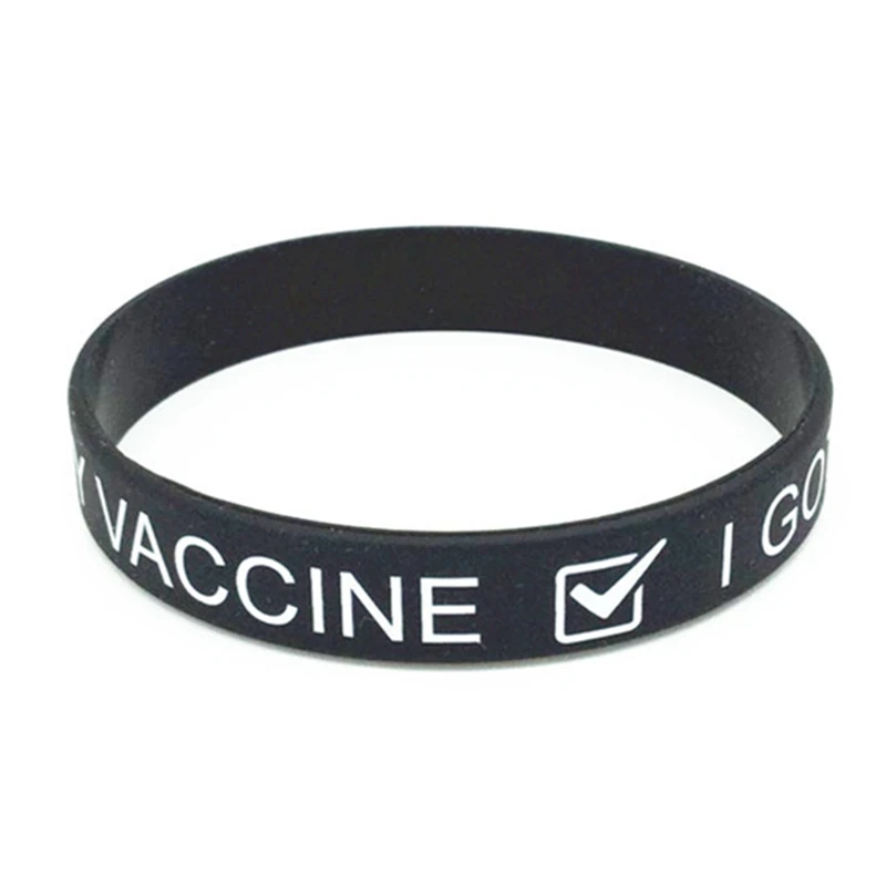 

#I Got My Vaccine Silicone Bracelet-6 Colors 20.2*1.2*0.2cm Suitable for Boys and Girls Bracelets Gift New 1pc