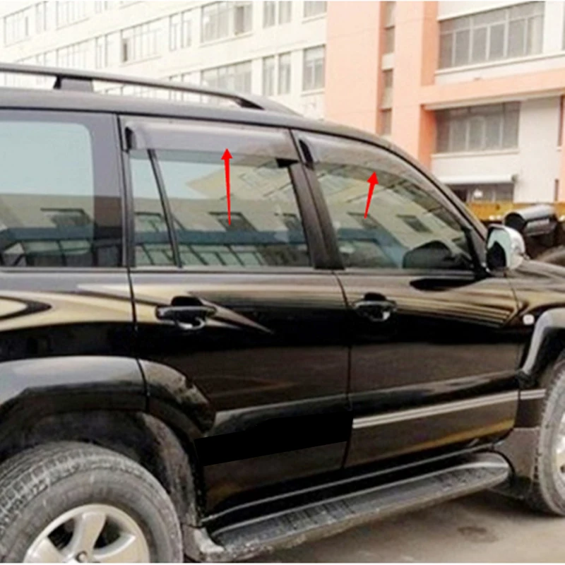 Для Toyota Prado FJ120 / Lexus GX470 2003-2009 автомобильные аксессуары оконный козырек