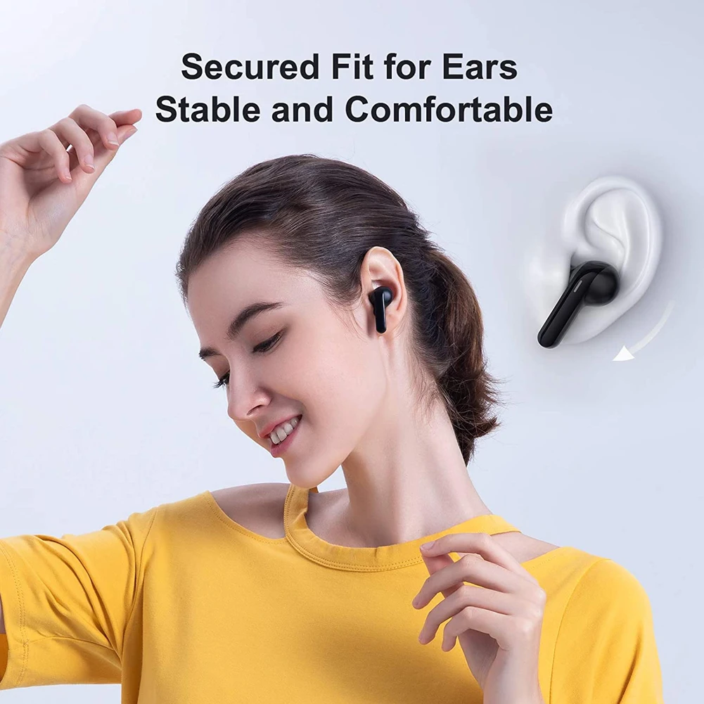 

DSP Noise Reduction Haylou GT3 Bluetooth 5.0 Earphones,28hours Music Time Smart Touch Control Wireless Game Headphones