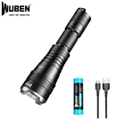 WUBEN L60 светодиодный Масштабируемые Светильник USB Перезаряжаемые фонарь IP68 Водонепроницаемый CREE светодиодный 1200 люмен 18650 Батарея зум светильник для Уличная обувь на шерстяном подкладе