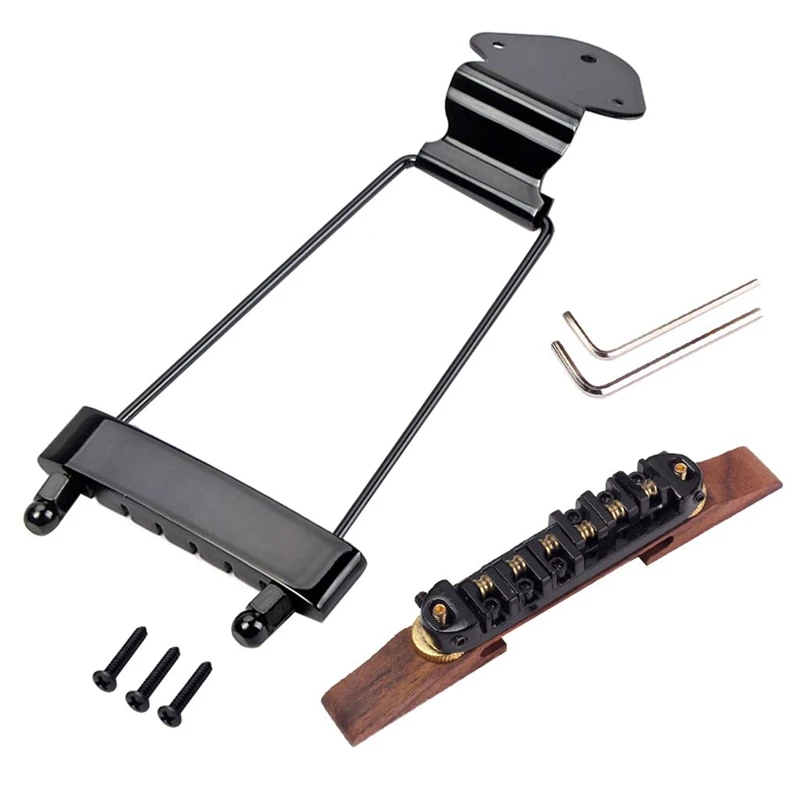 Dropship-изысканный 6 струнная гитара джаз Гитара трапециевидный Струнодержатель