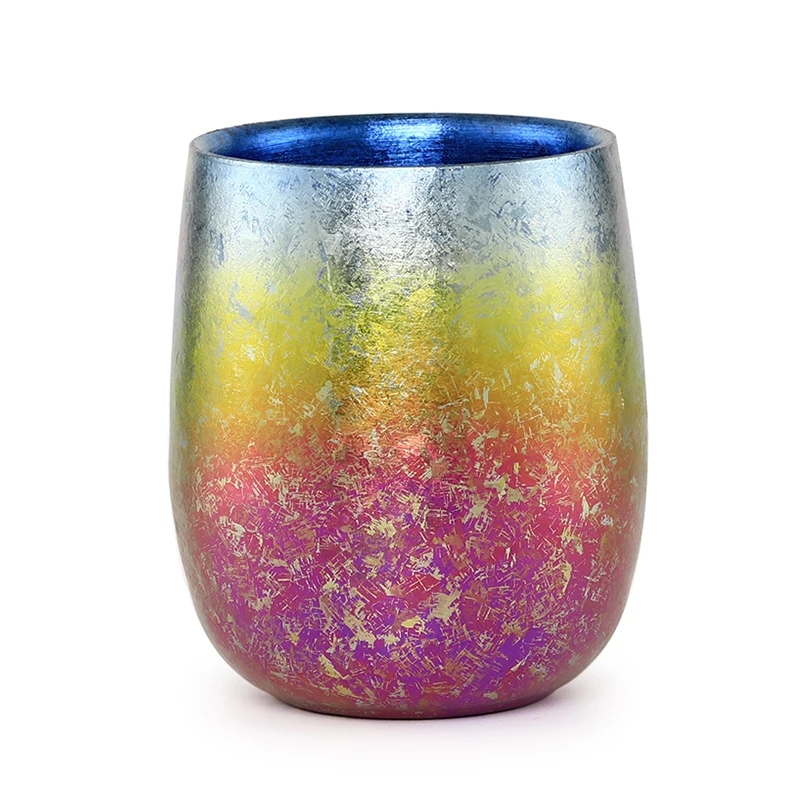 Двухслойная титановая чашка Rover camel красочная антиобжигающая чайная