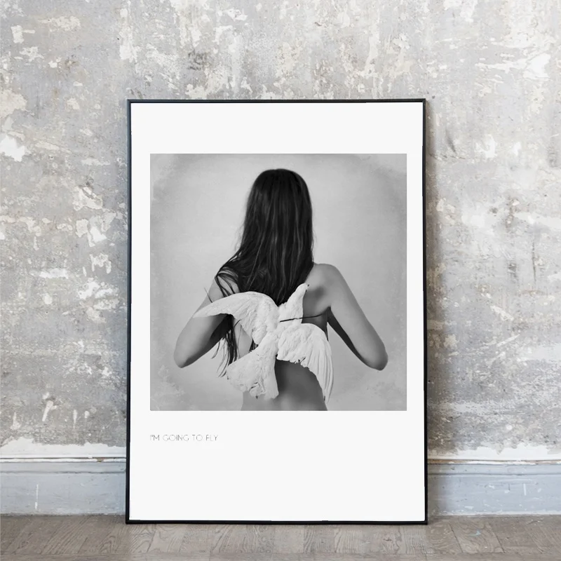 Настенная живопись на холсте современные скандинавские черно белые плакаты