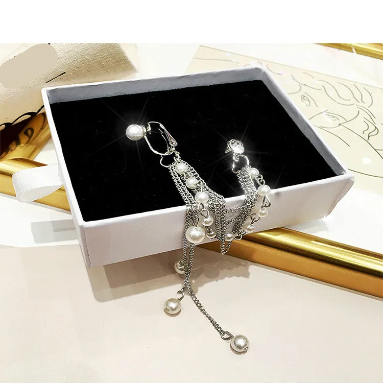 1 шт. распродажа корейские модные горячие новые серьги интегрированные цепочки с