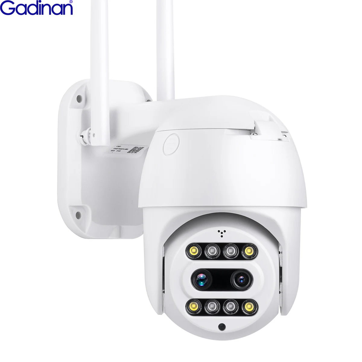 Gadinan 3MP 10X Zoom PTZ IP Camera Security WiFi Camera Dual Lens Color Night Outdoor Auto tracking sorveglianza impermeabile CCTV