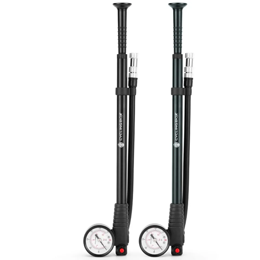 

Mountain Bike Bicycle Air Fork Rear Shock Pump 300Psi Schrader-Presta Valve Schrader-Presta Valve High Pressure Fork Part