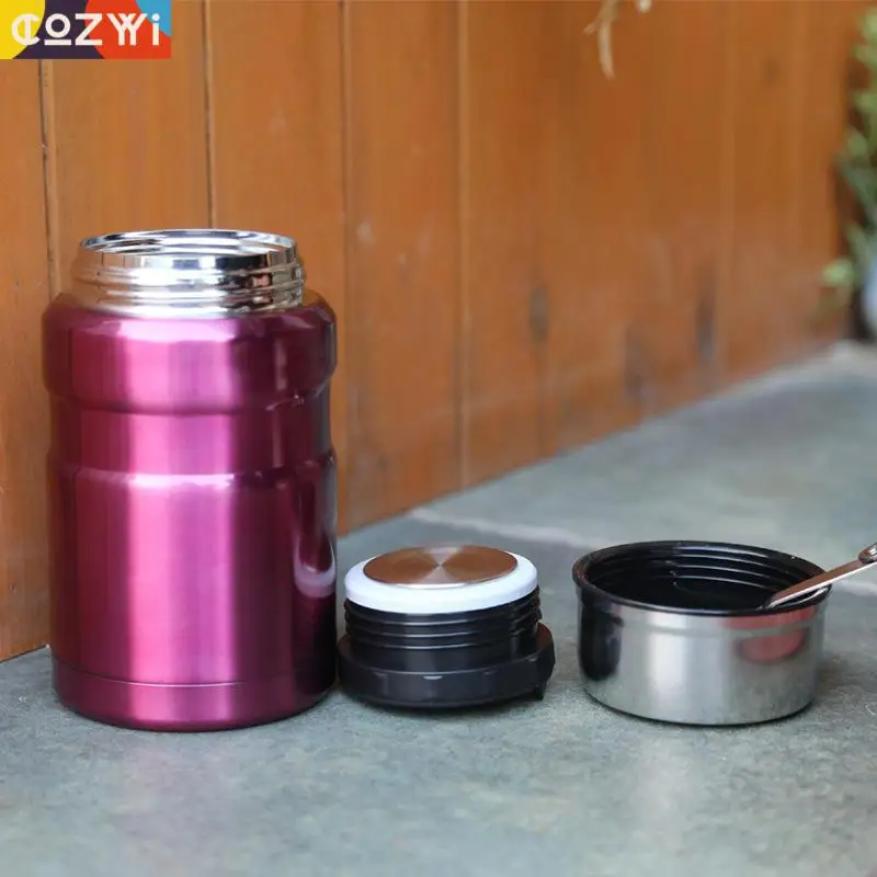 304 пищевой контейнер из нержавеющей стали Ланч-бокс вакуумная банка Герметичный