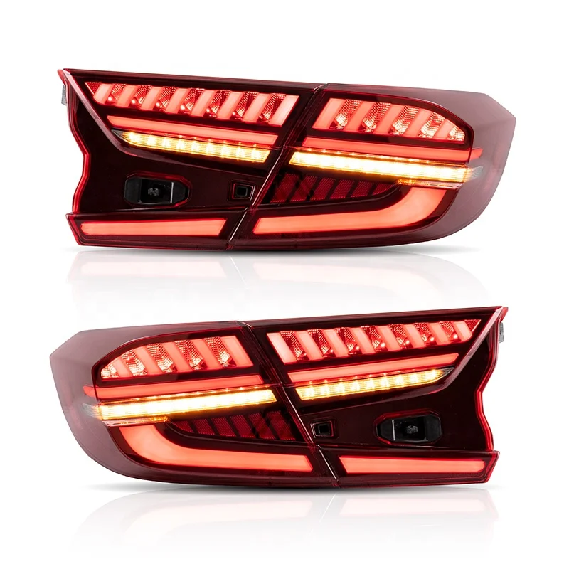

VLAND Factory Wholesales 10th Taillights With Sequential LED Tail Rear Lamps Lights 2017 2018 2019 For Accord