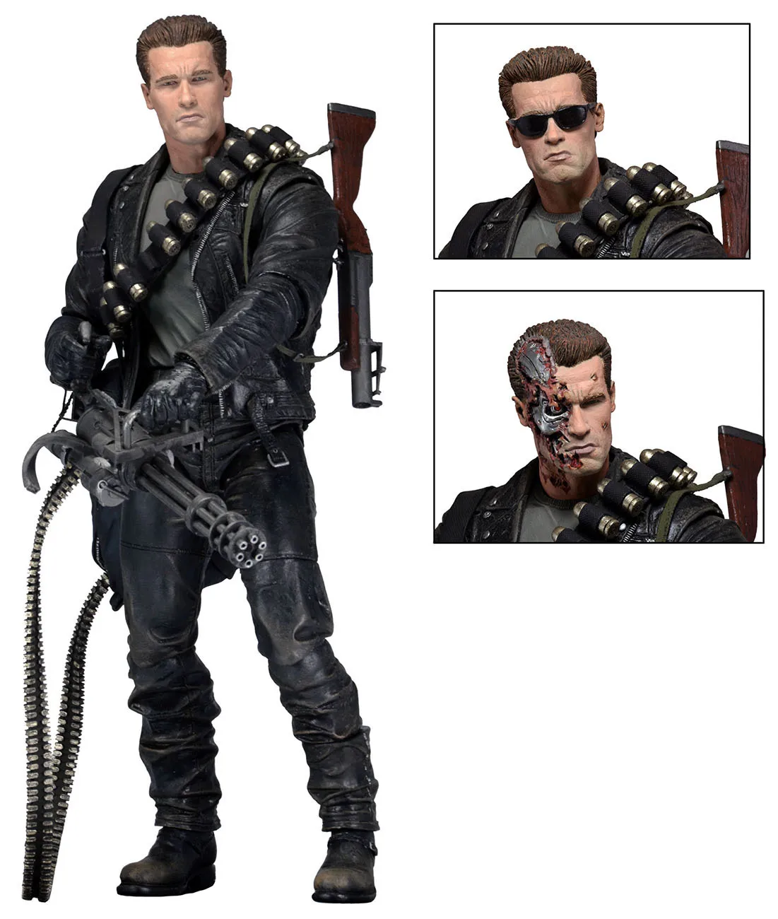 Фигурка NECA Terminator 2 день суждения T-800 Арнольд Шварценеггер ПВХ экшн-фигурка