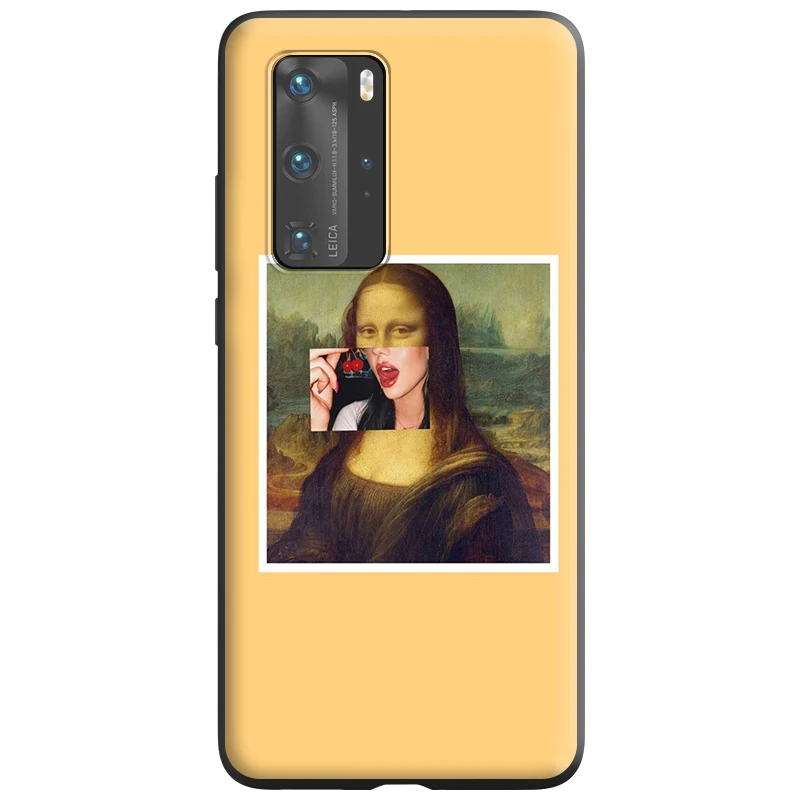 Чехол с художественной эстетикой Ван Гога Моны Лизы Давида для Huawei Mate 10 20 Lite Y6 Y7 Y9