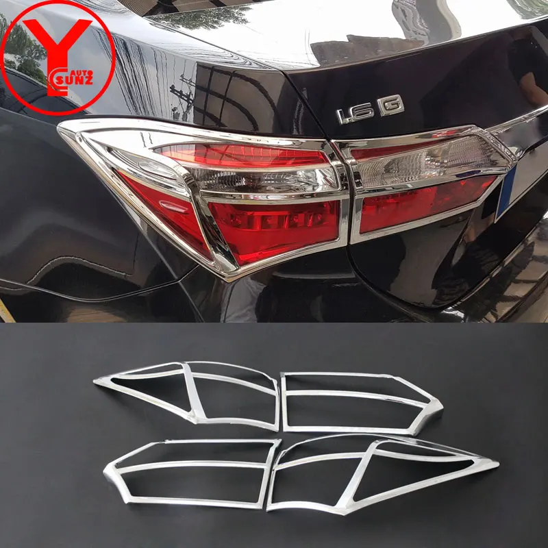 Крышка заднего фонаря ABS chrome для Toyota Corolla ALTIS E170 2014 2015 2016 2017 аксессуары YCSUNZ|tail light